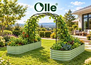 Olle Gardens 2-Pack 17″ Raised Beds & Arch Trellis Bundle Review