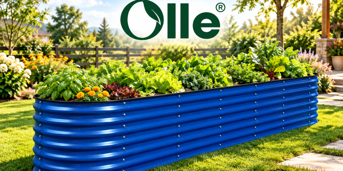 Olle Gardens 32″ Tall 12-in-1 Cobalt Blue Raised Garden Bed Review