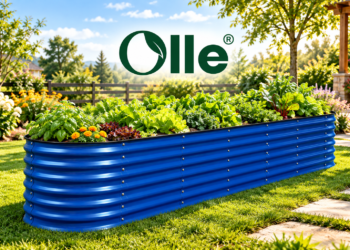 Olle Gardens 32″ Tall 12-in-1 Cobalt Blue Raised Garden Bed Review