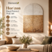 Horizon Hand Painted Wall Art Review: Heavy Impasto Arched Canvas
