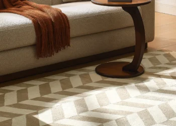 Karve Performance Rug Review: Herringbone Neutral Area Rug