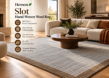 Slot Hand-Woven Wool Rug Review: Artisan Grid Pattern Area Rug