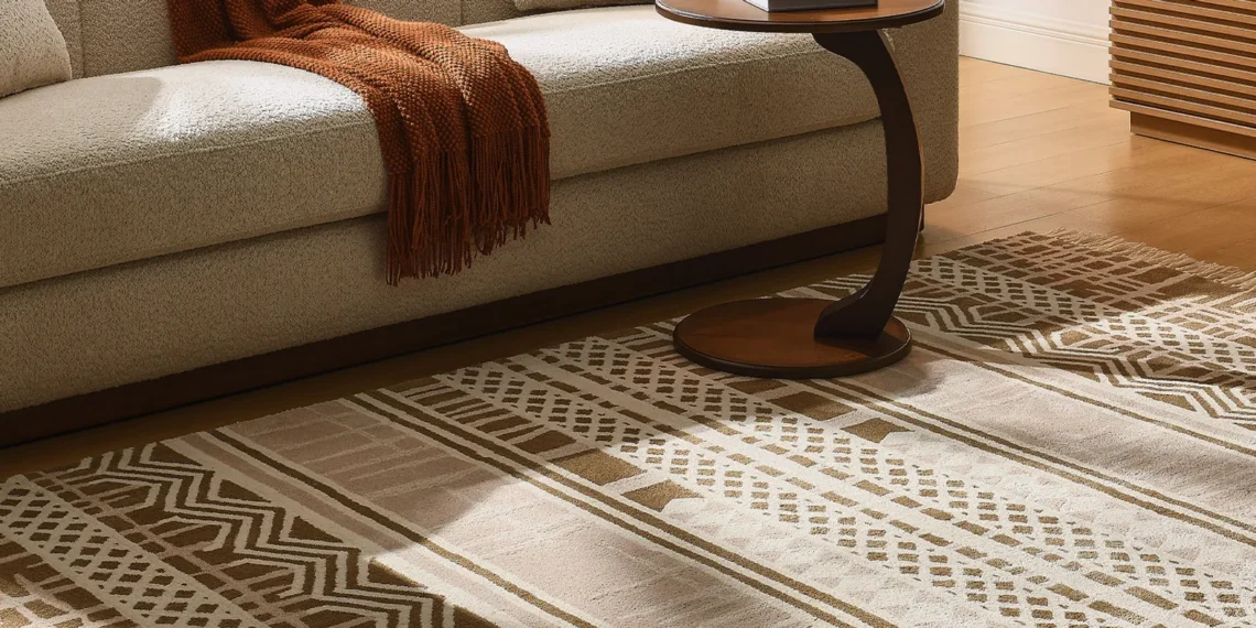 Bohemian Hand-Woven Wool Rug Review: Tribal Geometric Area Rug