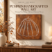 Pumpkin Handcrafted Wooden Wall Art Review: Vintage Pearl Inlay Harvest Decor