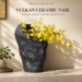 Vulkan Ceramic Vase Review: Dramatic Volcanic-Inspired Sculptural Decor